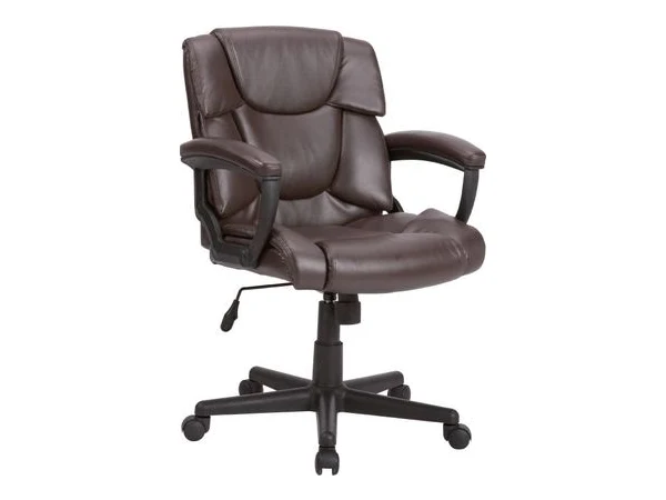 Mid-Back Manager Chair — Grand Orient executive leather chair, studio photo