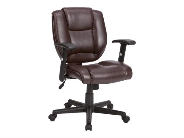 Leather Office Task Chair — Grand Orient executive leather chair, studio photo